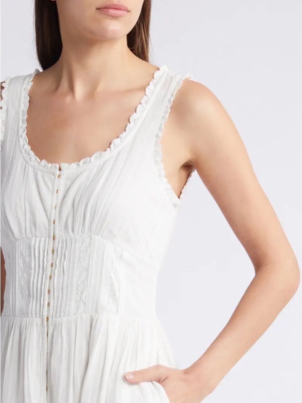 LoveShackFancy Santelle Lace Dress Coastal Cowgirl Cottagecore
